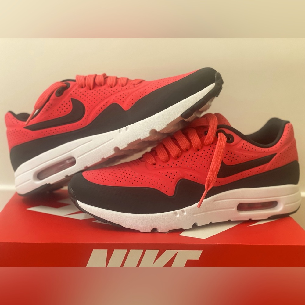 Nike Red and Black Sneakers